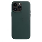 Чехол-накладка для iPhone 14 Pro Max - Leather Case with MagSafe (Forest Green)