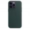 Чехол-накладка для iPhone 14 Pro - Leather Case with MagSafe (Forest Green)
