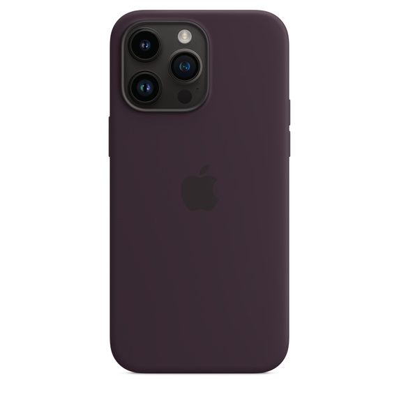 Чехол-накладка для iPhone 14 Pro - Silicone Case - Elderberry OEM