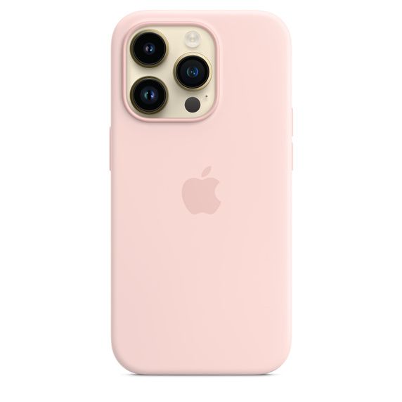Чохол-накладка для iPhone 14 Pro - Apple Silicone Case with MagSafe - Chalk Pink (MPTH3)