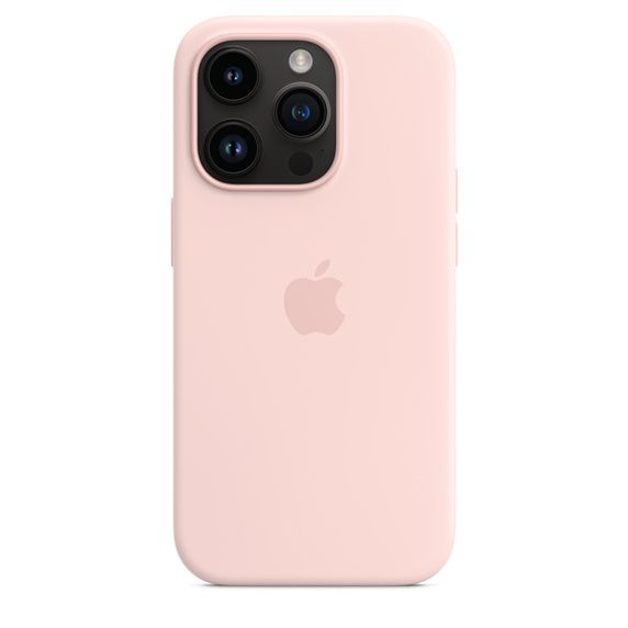 Чохол-накладка для iPhone 14 Pro - Apple Silicone Case with MagSafe - Chalk Pink (MPTH3)
