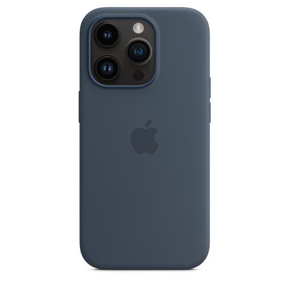 Чехол-накладка для iPhone 14 Pro - Apple Silicone Case with MagSafe - Storm Blue (MPTF3)