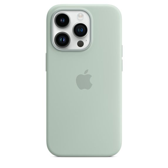 Чехол-накладка для iPhone 14 Pro Max - Apple Silicone Case with MagSafe - Succulent (MPTY3)
