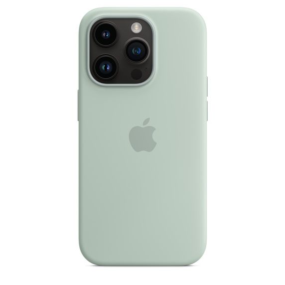 Чехол-накладка для iPhone 14 Pro - Apple Silicone Case with MagSafe - Succulent (MPTL3)
