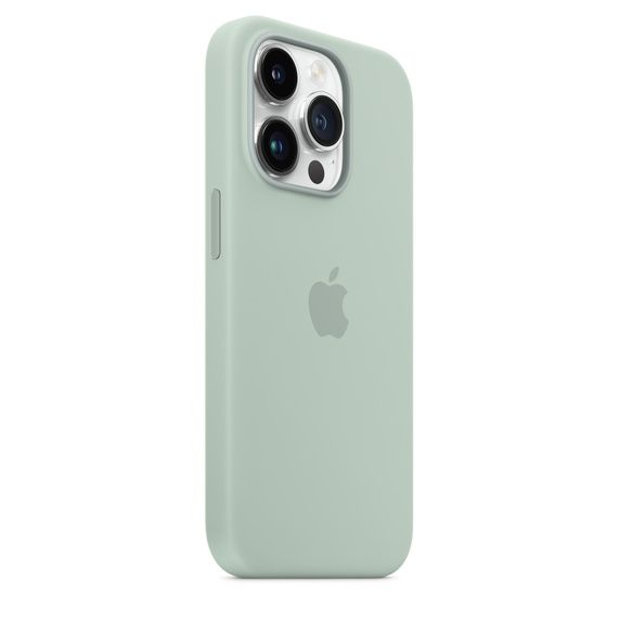 Чехол-накладка для iPhone 14 Pro - Apple Silicone Case with MagSafe - Succulent (MPTL3)