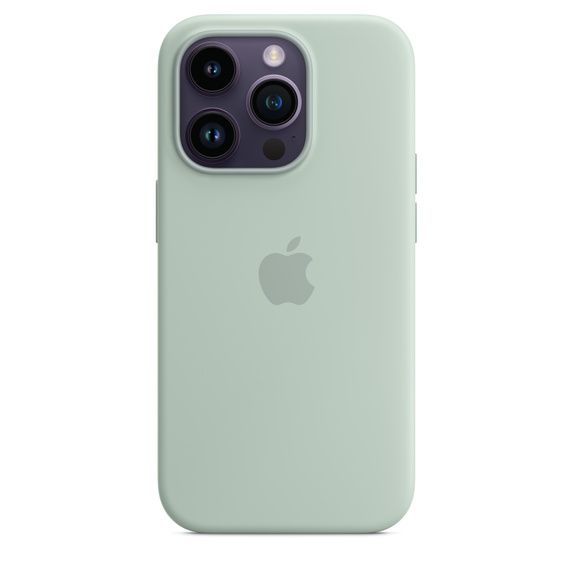 Чехол-накладка для iPhone 14 Pro Max - Apple Silicone Case with MagSafe - Succulent (MPTY3)