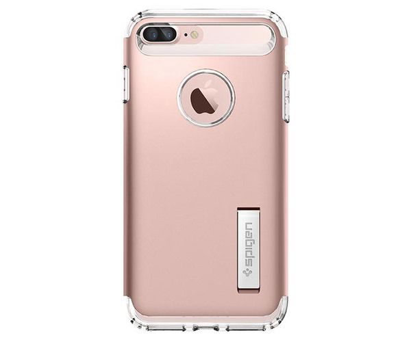 Чохол-накладка для  iPhone 7 Plus/8 Plus - Spigen Slim Armor - Rose Gold (SGP-043CS20311)