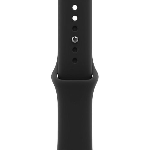 Apple Watch Series 12 GPS 42mm Black Aluminum Case with Black Sport Band S/M (MJEA4)