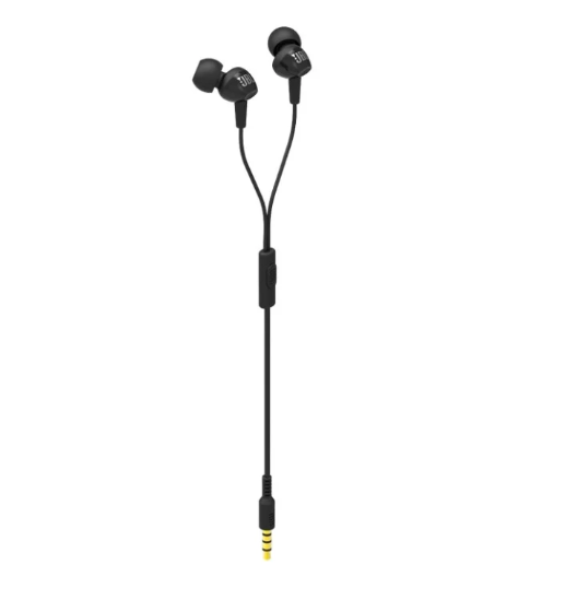 Наушники с микрофоном JBL C100SI Black (C100SIUBLK)