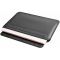 Конверт WIWU для MacBook Air 15" [2023-2025] Skin Pro Geniunie Leather Sleeve Series (Black)