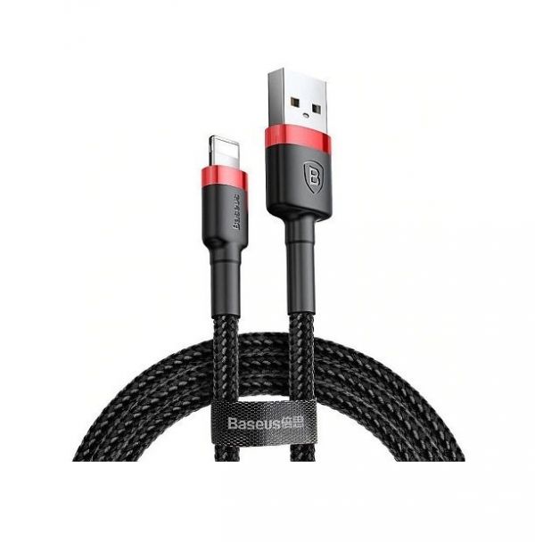 Кабель Baseus Cafule Lightning 1.5A (2m) (Red/Black) (CALKLF-C19)