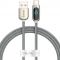 Кабель Baseus Display Fast Charging Type-C 5A (1m) - Silver (CATSK-0S)
