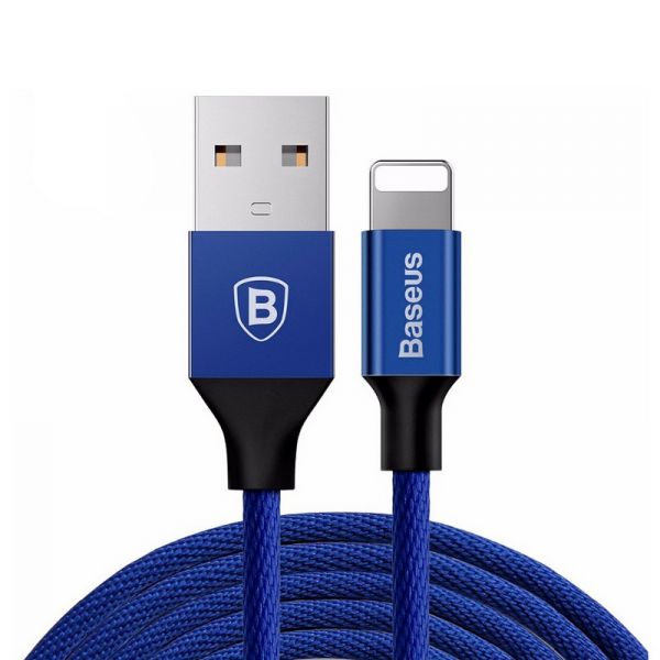 Кабель Baseus Yiven Lightning  Cable 2.0A (1.2m) Navy Blue (CALYW-13)