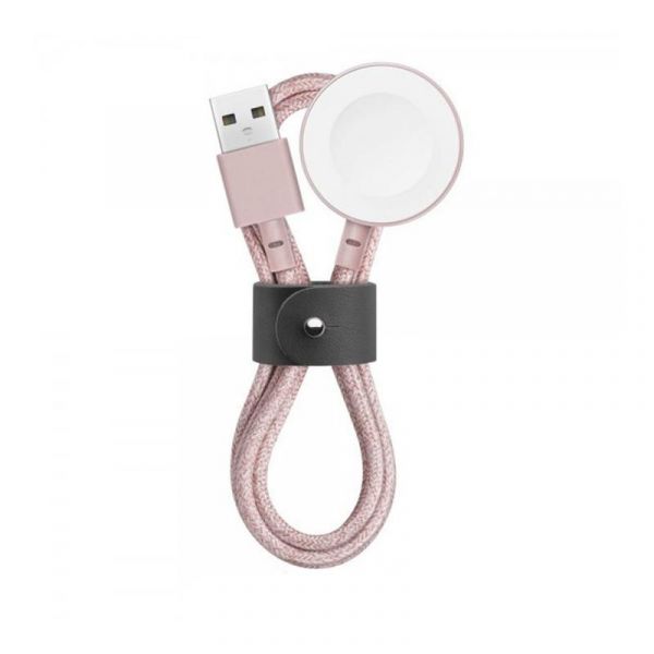 Бездротовий зарядний пристрій Native Union for Apple Watch 1.2m Rose (BELT-AW-ROSE-AP)