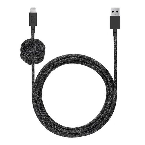 Кабель Native Union Night Cable Lightning Cosmoc Black (3 m) (NCABLE-KV-L-CS-BLK)