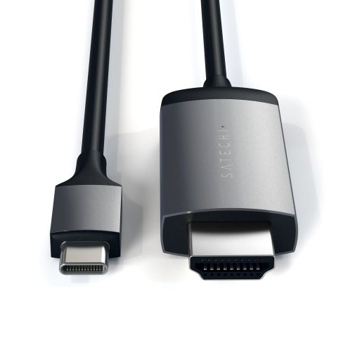 Кабель Satechi Type-C to 4K HDMI Cable Space Gray (ST-CHDMIM)