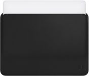 Чехол-карман для MacBook 15.4" WIWU Skin Pro PU Leather Sleeve - Black