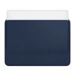 Чехол-карман для MacBook Air 13" - WIWU Velcro Skin Pro III Leather - Navy Blue