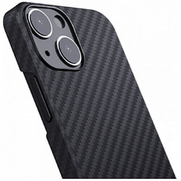 Чехол-накладка для iPhone 13 - Pitaka MagEZ Case 2 Twill - Black/Grey (KI1301M)
