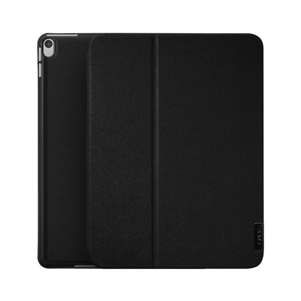 Чехол-книжка для iPad 10.2" (2019/2020/2021) и Apple Pencil 2 - LAUT Prestige Folio Case - Black (L_IPD192_PR_BK)