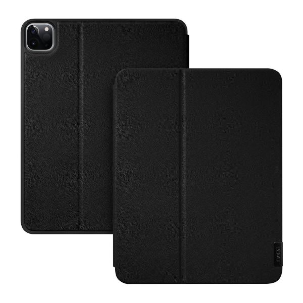Чехол-подставка для iPad Air 10.9" (2020) и Apple Pencil 2 - LAUT PRESTIGE FOLIO - Black (L_IPD20_PR_BK)