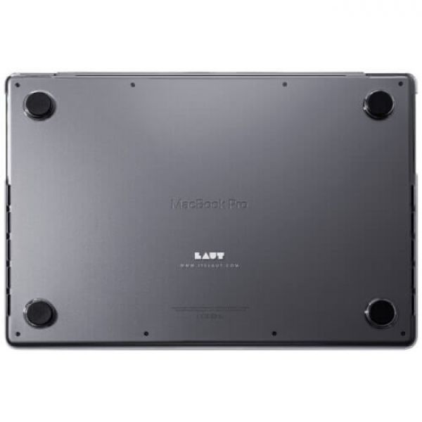 Чехол-накладка LAUT Slim Cristal-X для MacBook Pro 14" (2021) супер тонкий прозрачный (L_MP21S_SL_C)