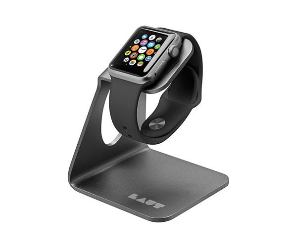 Подставка для Apple Watch - LAUT Aw Stand - Gun Metal (LAUT_AWS_GМ)