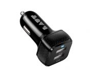Автомобильное зарядное устройство LAUT Power Dash 12W (2.4A) - Black (LAUT_PD02_BK)