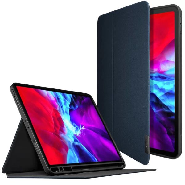 Чехол-книжка для iPad Pro 11” / iPad Air 10.9” и Apple Pencil - LAUT PRESTIGE Folio - Blue (L_IPP20S_PR_BL)