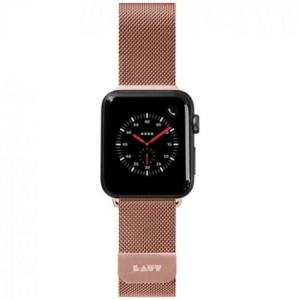 Ремешок для Apple Watch 40/38 мм Laut STEEL LOOP - Rose Gold (LAUT_AWS_ST_RG)