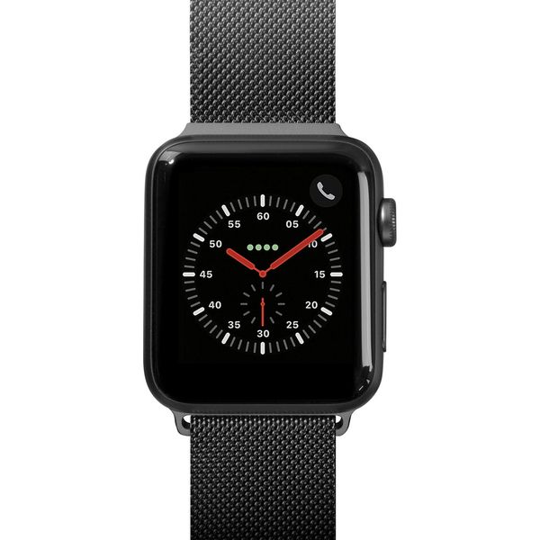 Ремешок миланского плетения Laut STEEL LOOP для Apple Watch 42/44 мм, черный LAUT_AWL_ST_BK