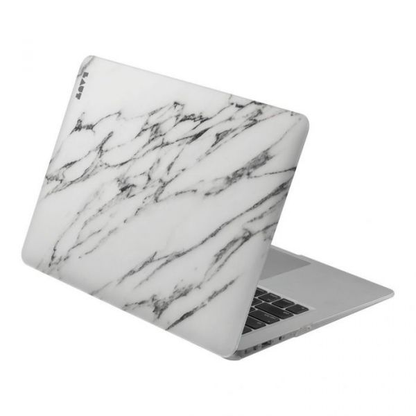 Чехол для MacBook Air 13" (2016), белый мрамор (LAUT_MA13_HXE_MW)