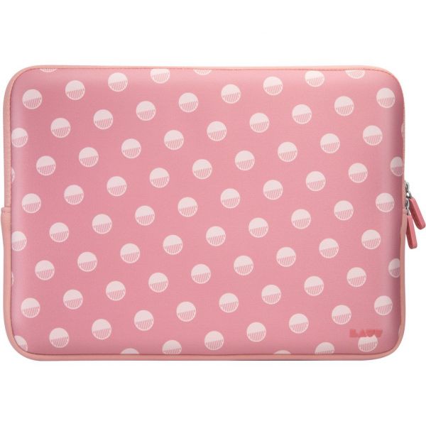Чохол-папка для MacBook 13" - LAUT Pop - Polka Pink (LAUT_MB13_POP_PK)