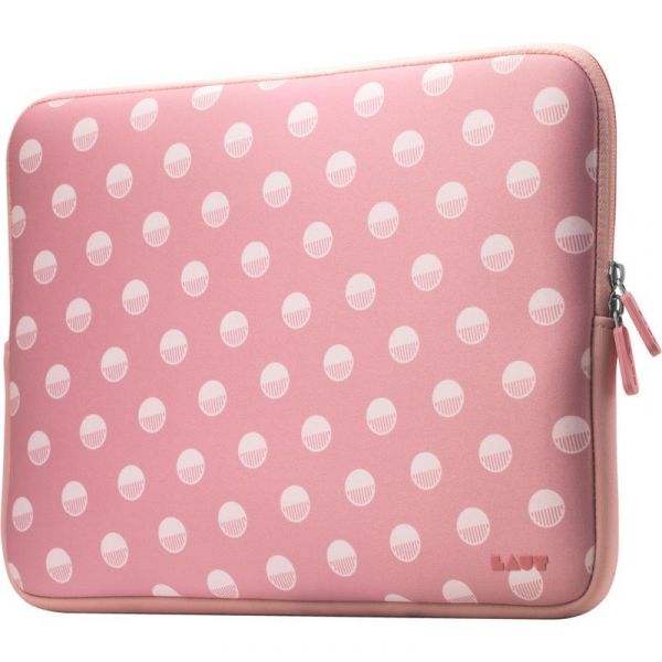 Чохол-папка для MacBook 13" - LAUT Pop - Polka Pink (LAUT_MB13_POP_PK)