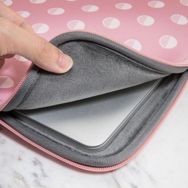 Чохол-папка для MacBook 13" - LAUT Pop - Polka Pink (LAUT_MB13_POP_PK)