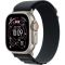 Apple Watch Ultra 3 LTE 49mm Natural Tit. Case w. Black Alpine Loop - Small (MF1V4+MFTE4)
