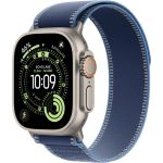 Apple Watch Ultra 3 LTE 49mm Natural Tit. Case w. Blue/Bright Blue Trail Loop - M/L (MEWU4)