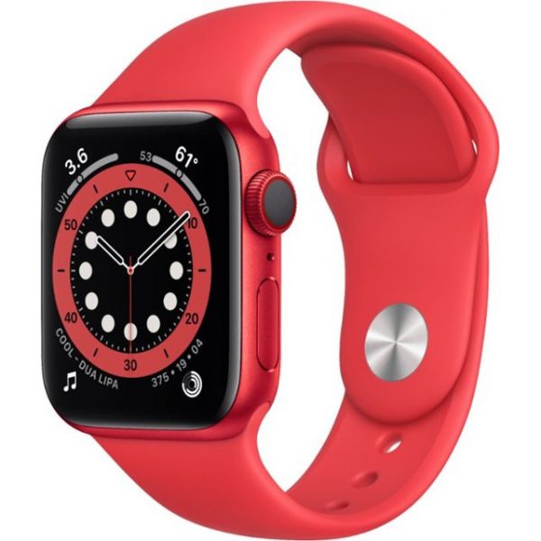Apple Watch Series 6 LTE 40mm (PRODUCT)RED Aluminum Case with (PRODUCT)RED Sport Band (M02T3)