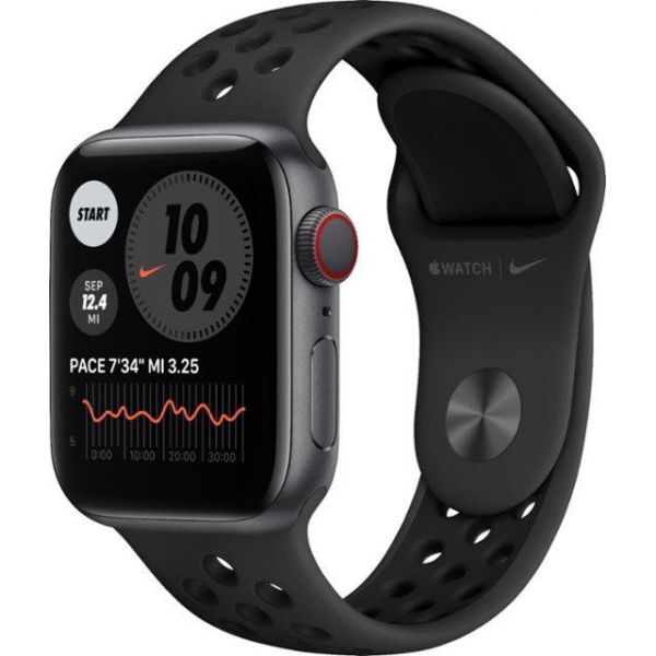 Apple Watch Nike Series 6 LTE 40mm Space Gray Aluminium Case with Anthracite/Black Sport B (M06L3)