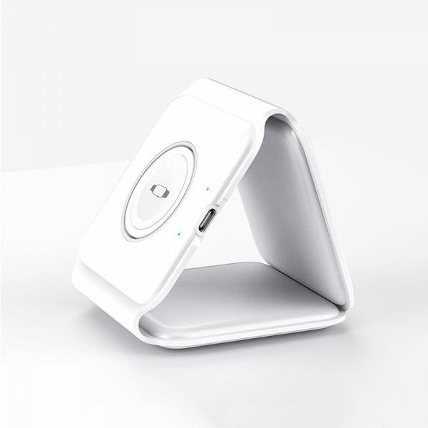 Беспроводное зарядное устройство WIWU M6 Power Air 3in1 Series (White)