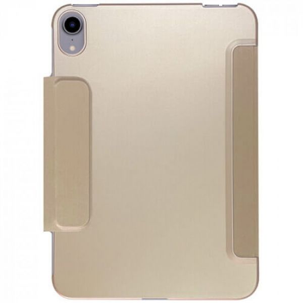 Чехол-книжка для iPad mini 6 2021 - Macally Protective case with Apple Pencil holder - Gold (BSTANDM6-GO)