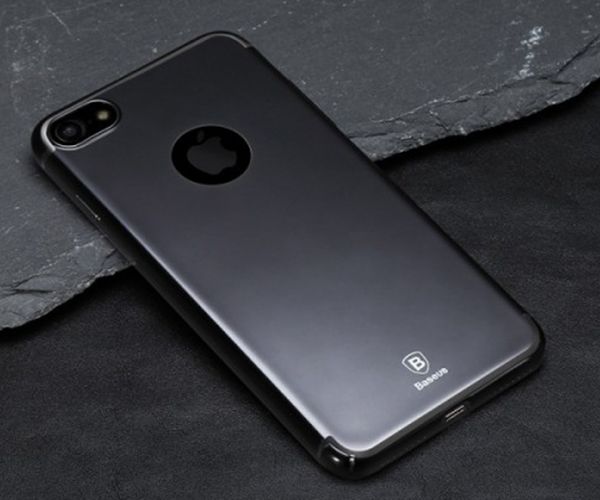 Чехол-накладка для iPhone 7/8 - Baseus Glitter Case (PC) - Matt Black (WIAPIPH7DWY1)