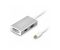 Адаптер Macally Mini DisplayPort to 3-in1 DVI/HDMI/VGA 4K - White (MD-3N1-4K)