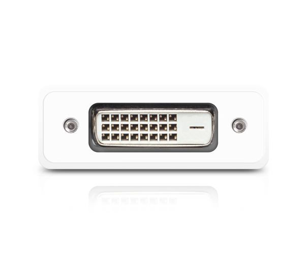 Адаптер Macally Mini DisplayPort to 3-in1 DVI/HDMI/VGA 4K - White (MD-3N1-4K)