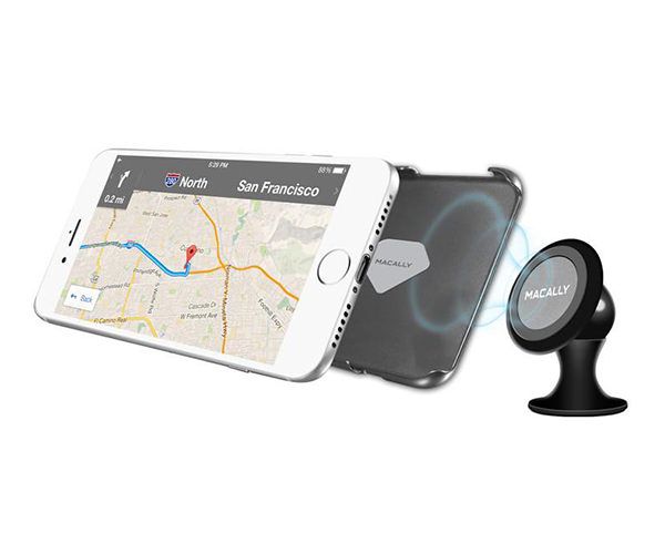 Автомобильный держатель для смартфона Macally Magnetic Car Dashboard Mount Holder (MDASHMAG)