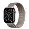 Apple Watch Series 11 LTE 42mm Natural Tit. Case w. Natural Milanese Loop (MF8P4)