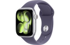 Apple Watch Series 11 GPS + Cellular 42mm Silver Alu. Case w. Purple Fog S. Band - M/L (MF8J4)