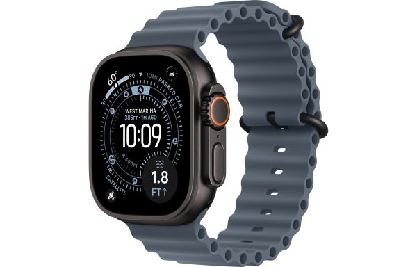 Apple Watch Ultra 3 GPS + Cellular 49mm Black Tit. Case w. Anchor Blue O. Band (MF254+MGCJ4)