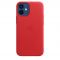 Чехол-накладка для iPhone 12 mini - Apple Leather Case with MagSafe - (PRODUCT)RED (MHK73)