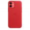 Чехол-накладка для iPhone 12 mini - Apple Leather Case with MagSafe - (PRODUCT)RED (MHK73)
